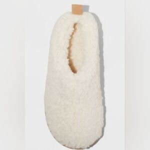 Kids' Faux Shearling Clog Slippers - Cat & Jack™ Ivory Size 1